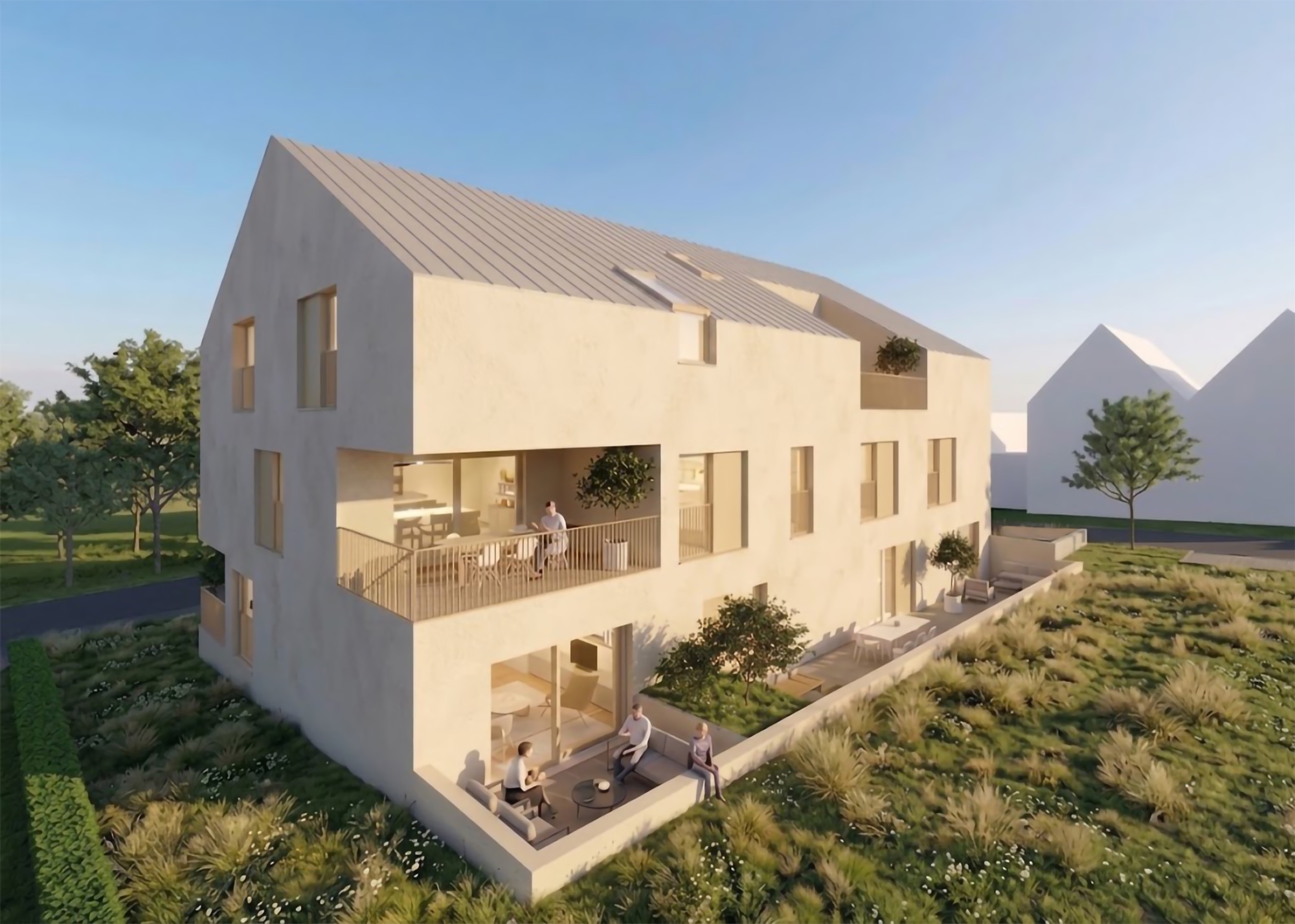 Vue extérieure de la résidence
